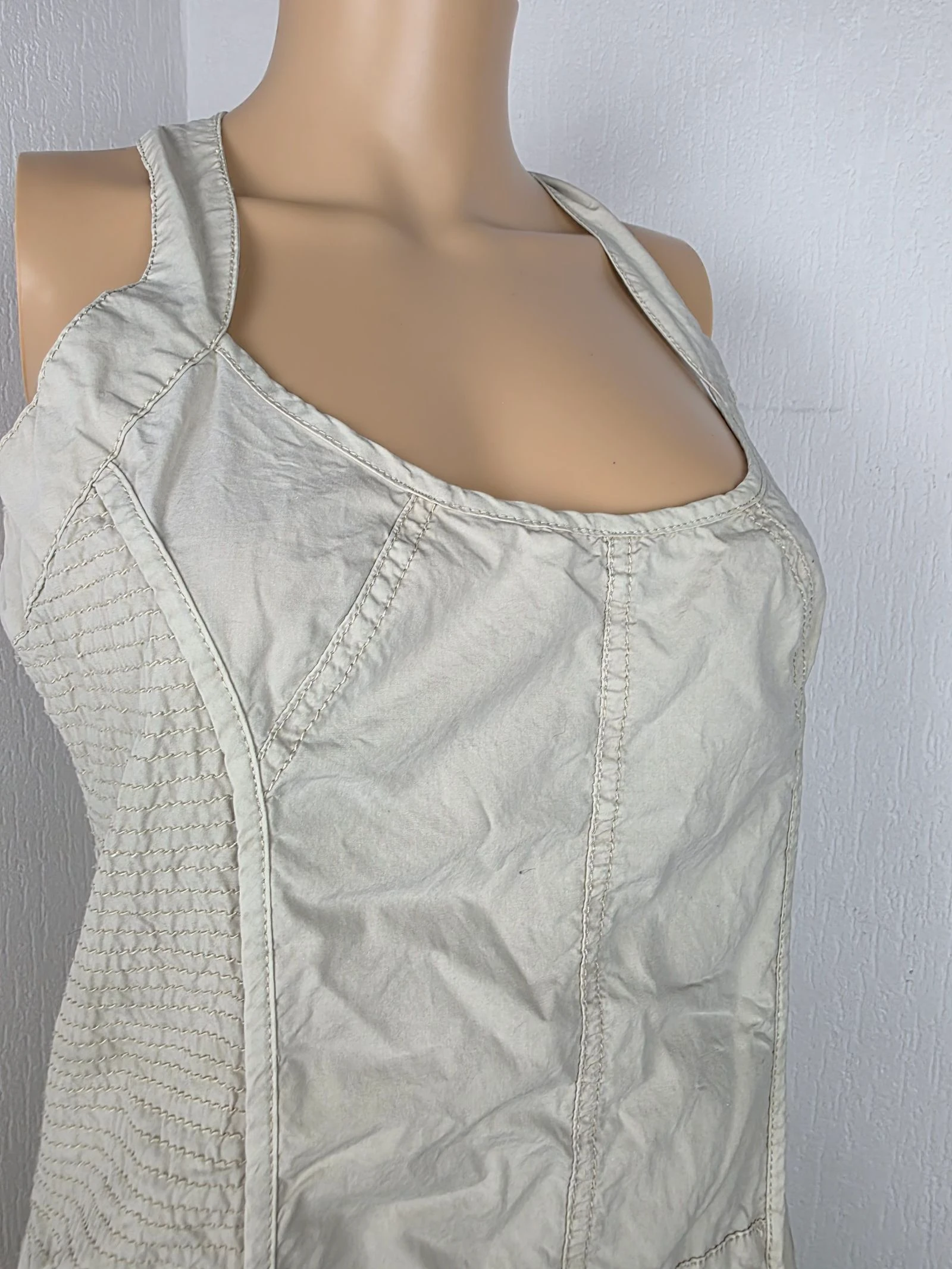 Vestido safari cottagecore fairycore estético con lentejuelas vintage y2k talla 38/40 – photo 2